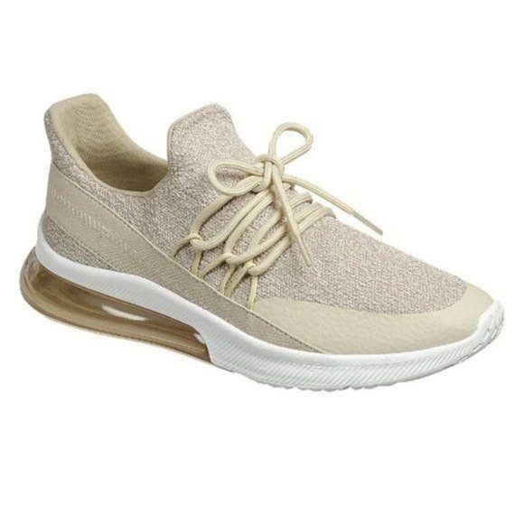 !! NEW !! Beige Slip On Bubble Sole Sneakers - Picture 2 of 2